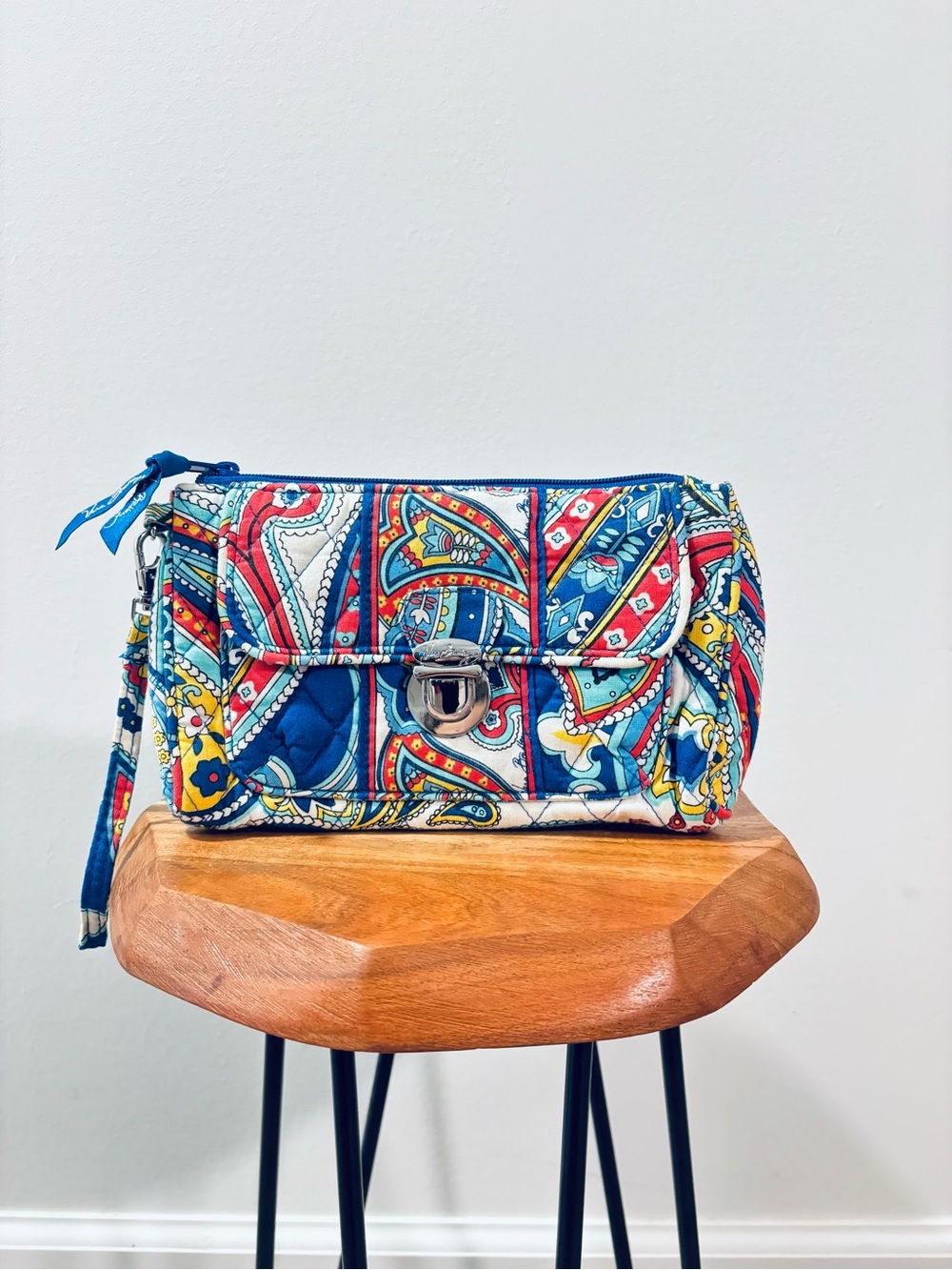 Vera Bradley Marina Paisley - Quilted Wristlet Clutch - Summer ‘13